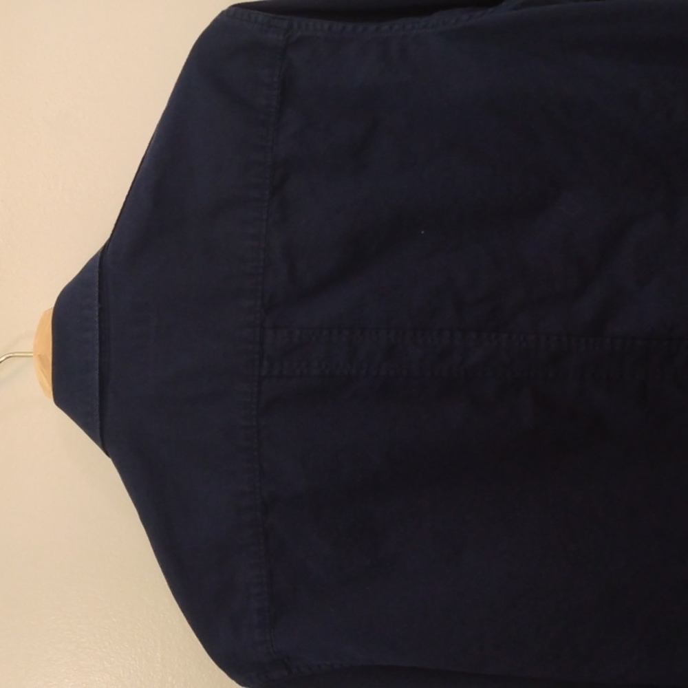 Marc Anthony Medium Slim Fit Navy Cotton Shirt - Picture 5 of 7